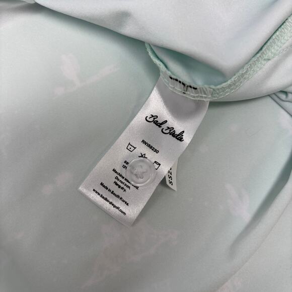 Bad Birdie Mens 2XL "The Southwest Loop" Mint Green Short Sleeve Polo Shirt NWT - Picture 4 of 6